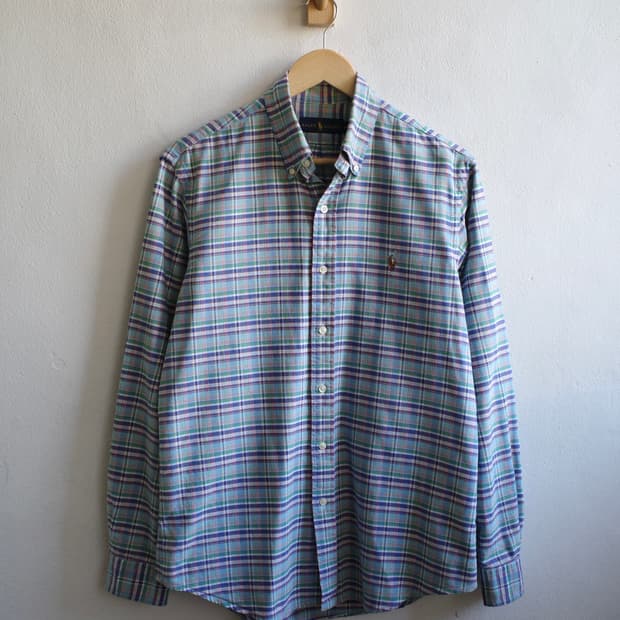 폴로 체크 셔츠