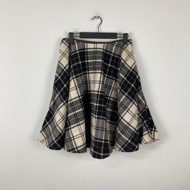 랄프로렌 폴로 체크 울 스커트 치마 9 <509>