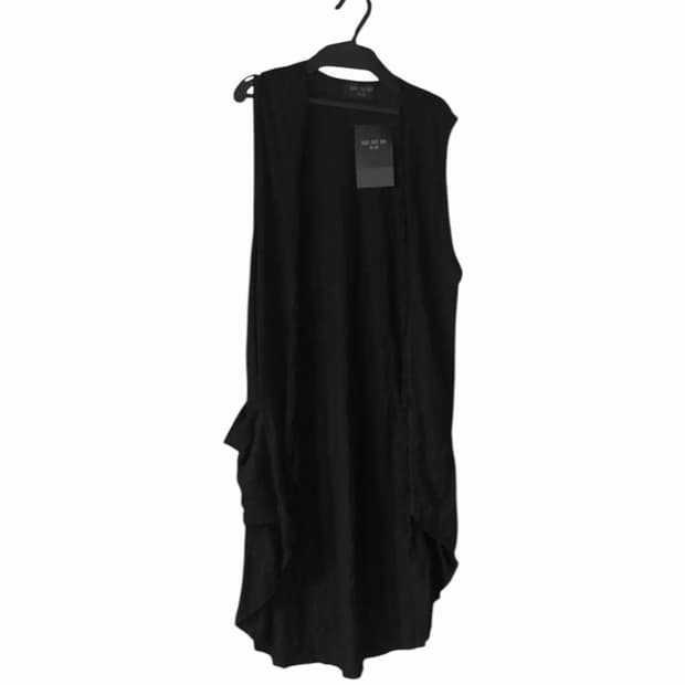 Black peace now for men vest