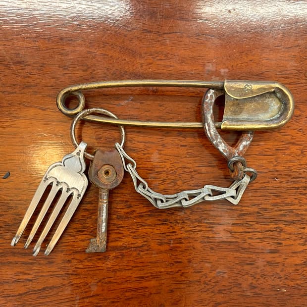 1900s 빈티지 세이프티 핀