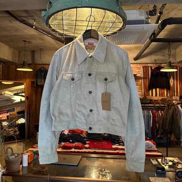 60s USA 빈티지 리바이스 빅e 코듀로이 자켓 557xx