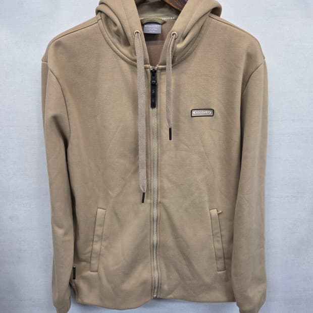 디스커버리 안감플리스 후드집업 L