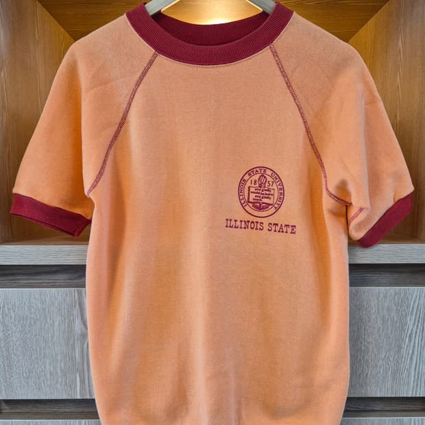 50's VINTAGE SHORT-SLEEVE SWEATSHIRT
