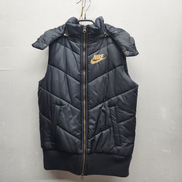 나이키 스페이스 로고 투웨이 패딩조끼 S~M