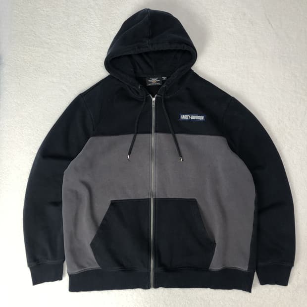 할리데이비슨 빅사이즈 후드집업 