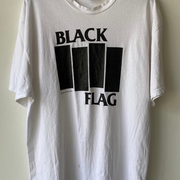 빈티지 black flag 블랙 플레그 티셔츠 xl