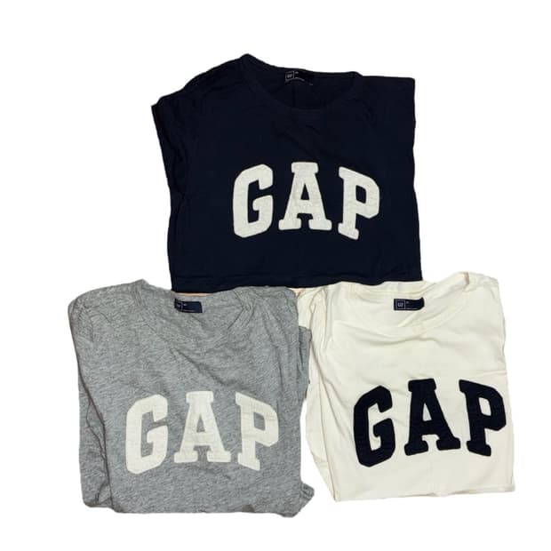 gap y2k 딱붙 반팔 티셔츠
