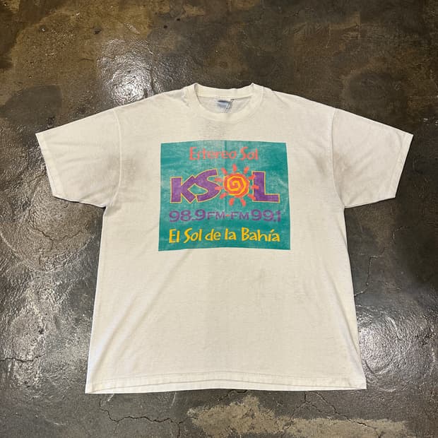 90s Hanes 헤인즈 KSOL 프린팅 티셔츠 XL