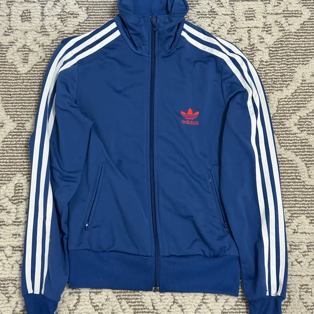 아디다스 재팬 빅로고 져지 딱붙핏 