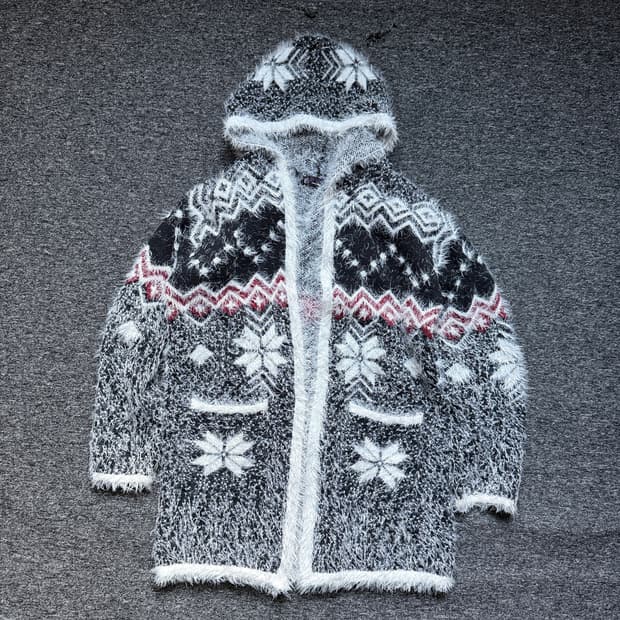 빈티지 윈터 후드