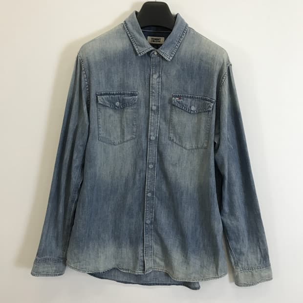 타미힐피거 빈티지 웨스턴 데님셔츠 [XL]