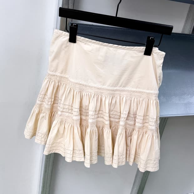 polo jeans cream skirt
