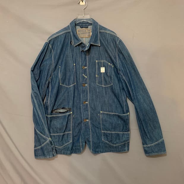 XL DIESEL 디젤 샌포라이즈드 데님 청 워크 초어 자켓