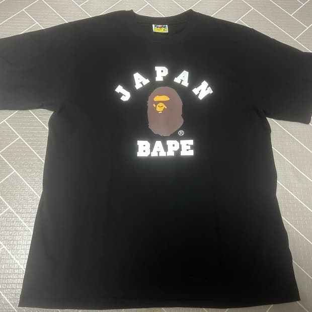 베이프 제팬 반팔 블랙 
