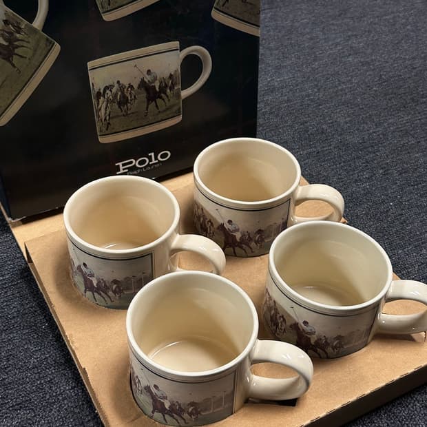 1988 Polo 폴로 랄프로렌 스포츠 시리즈 빈티지 머그컵