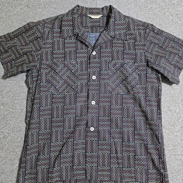 타임원클로딩 부처프로덕츠 지오메트릭 셔츠  15 엣라코 엣라스트