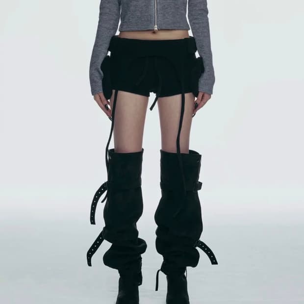 길라아카이브 BOLD LOGO POCKET KNIT SHORTS