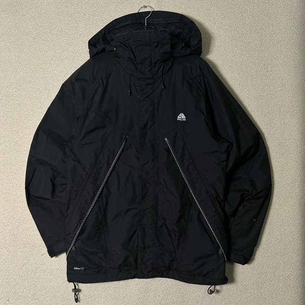  (M) 나이키 ACG 블랙 스키 보드복 바람막이