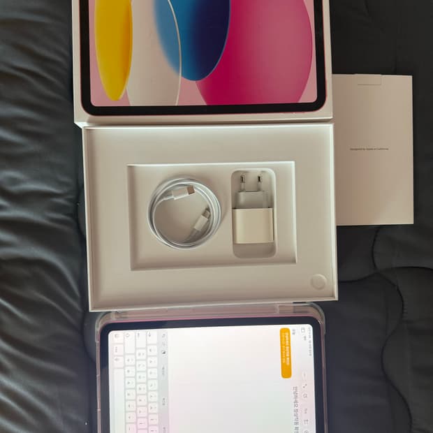 아이패드 10세대 핑크 풀박스 256GB