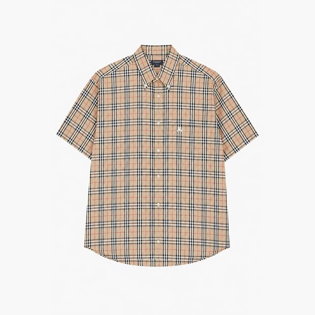 BURBERRY LONDON 버버리 코튼 체크 셔츠 (6603)