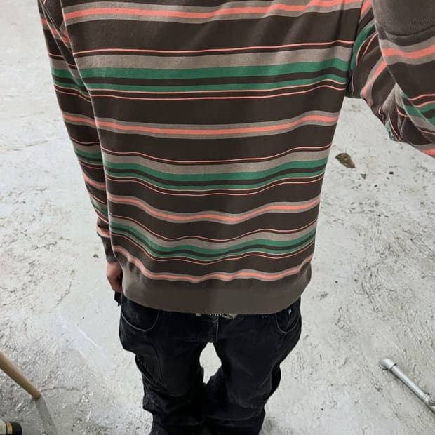 Old Beams boder long tee