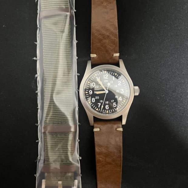 해밀턴 카키필드 메카니컬 38mm