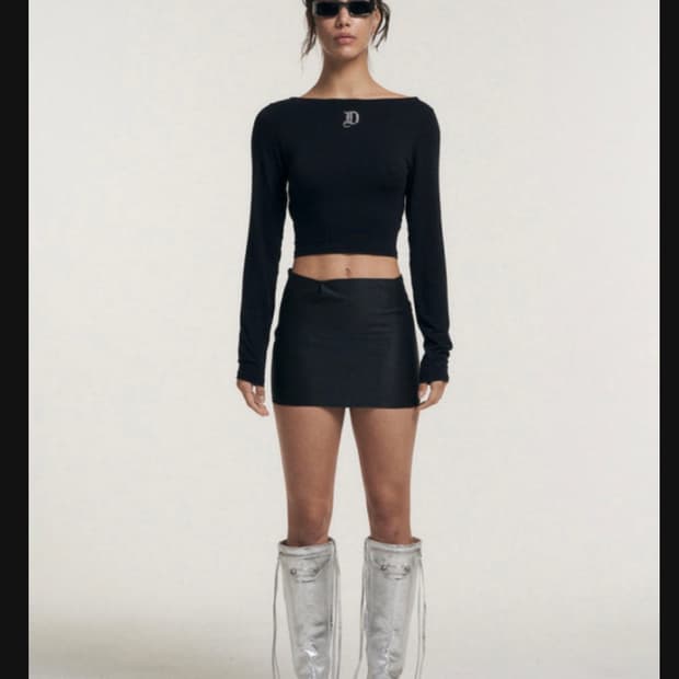 오도어odor 크리스탈 백오픈 탑 crystal back open top