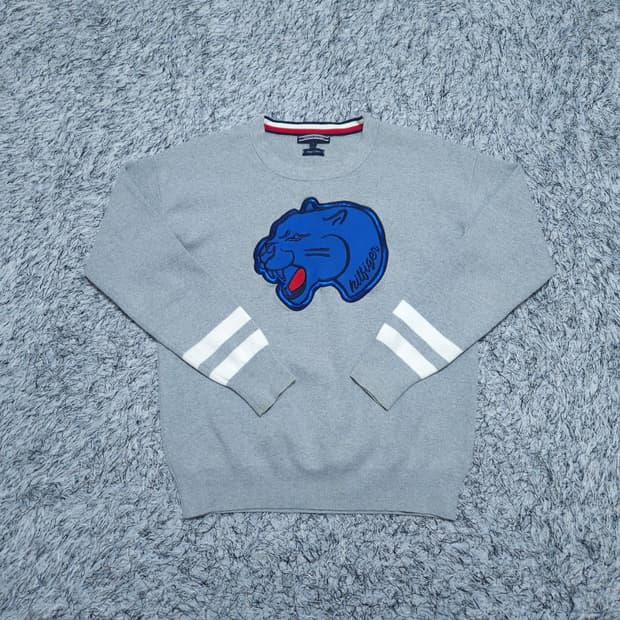 타미힐피거) S 여자 피마코튼 라운드니트 / 왕눈이샵