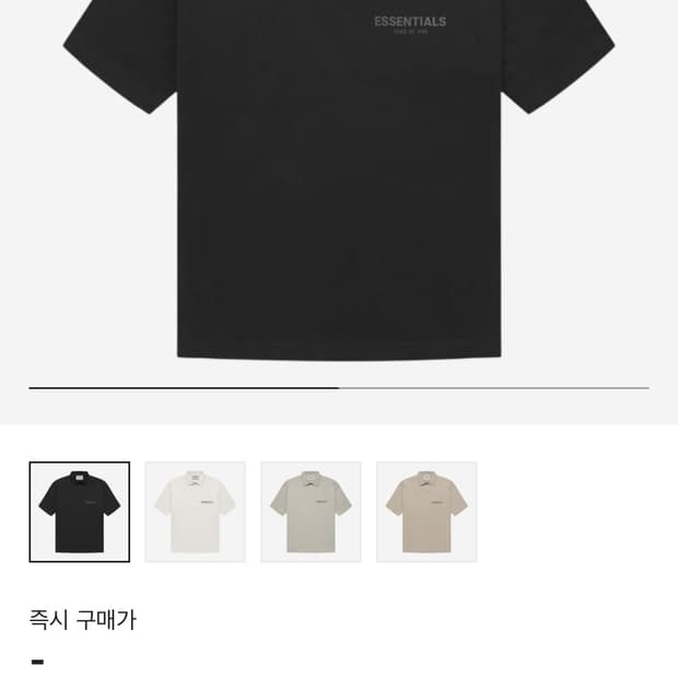 피오갓 에센셜 폴로 반팔 티셔츠 XL