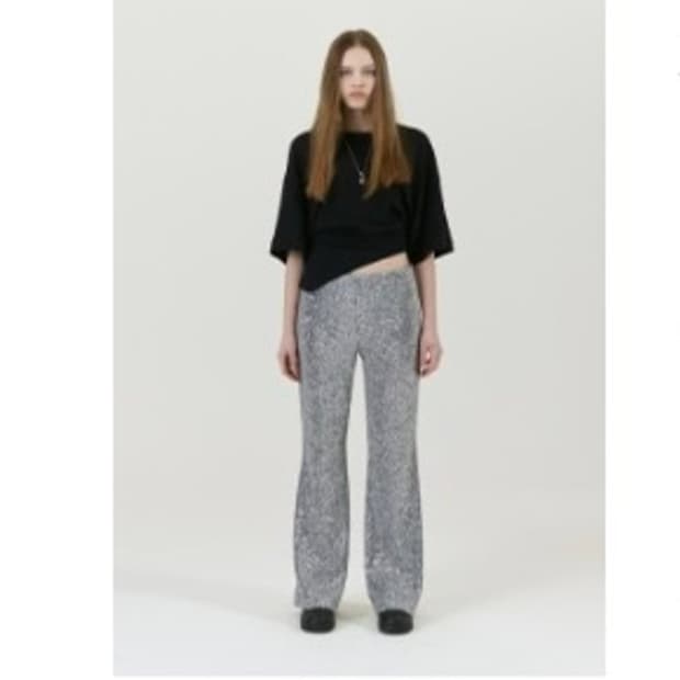 Spangle pants black