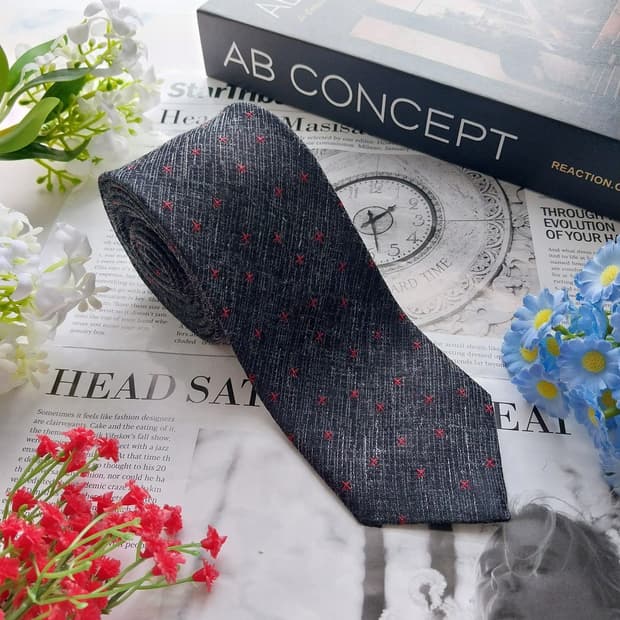 커스텀멜로우 레드포인트 넥타이 7.1cm S~A+등급 K2939
