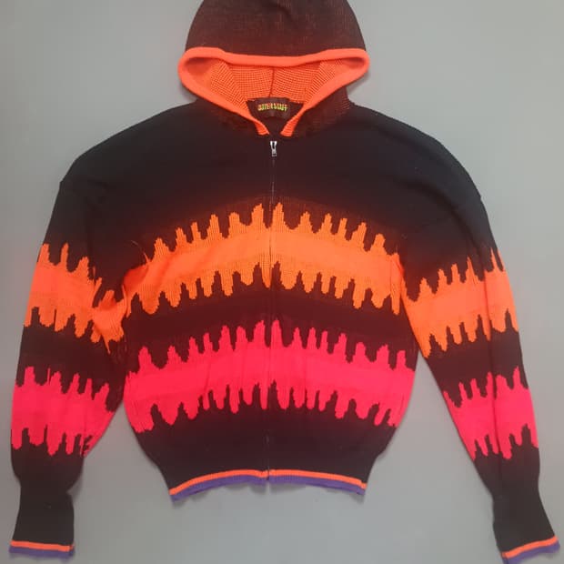 [F] 아우터스태프 버라이어티 후드 니트 집업