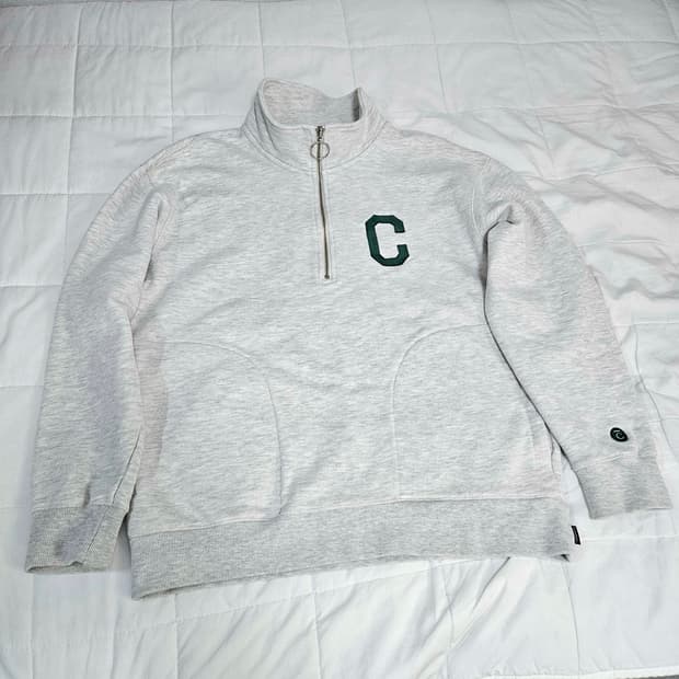 커버낫 하프 집업 맨투맨 M