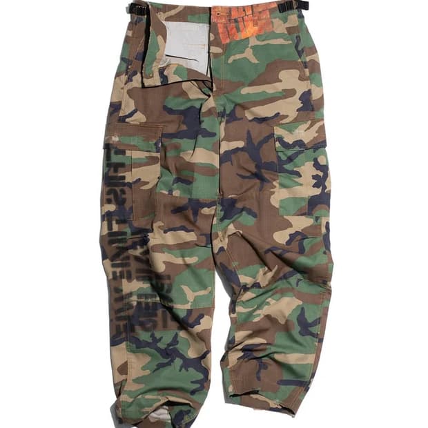 M 게더레이지 카모플라주 프린티드 카고팬츠