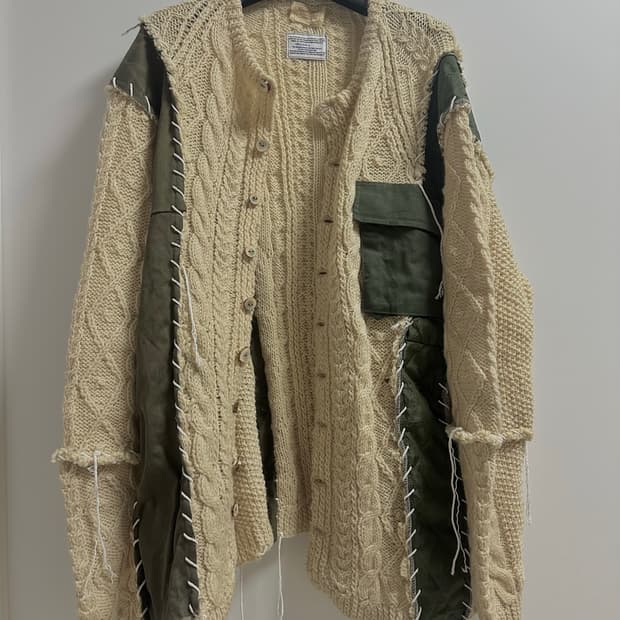 ORLEANS STORE Rework Quilted Hand Knit