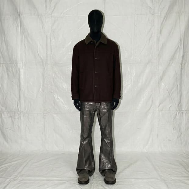 schott shearling coat