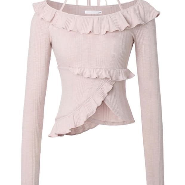 쓰리타임즈 Annie top (pink)