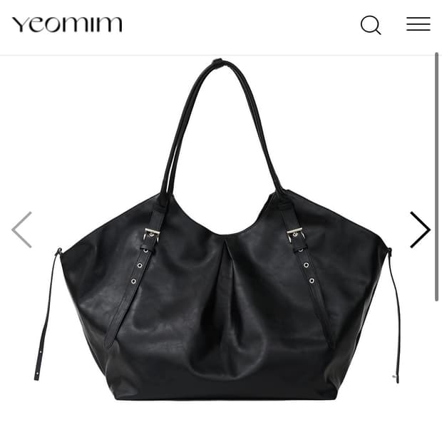 여밈 belted shopper bag (벨티드 쇼퍼백)