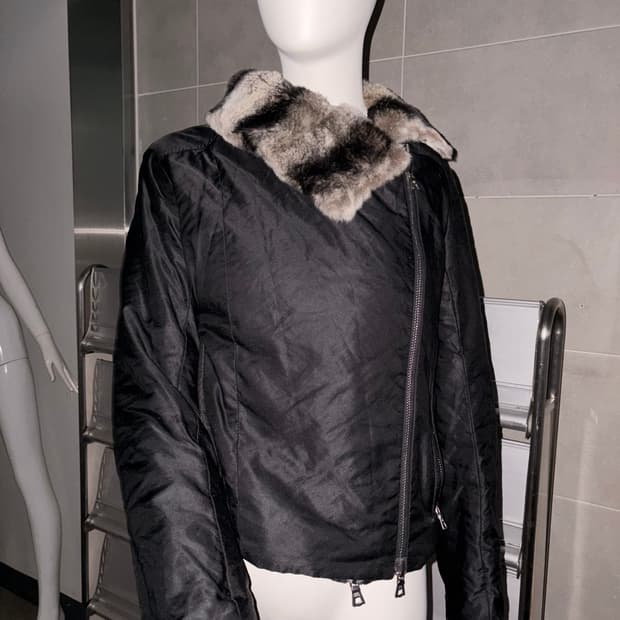 에르마노 설비노 07aw 토끼털 자켓