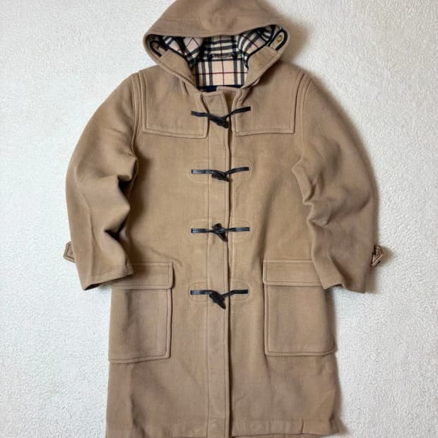 버버리 90s 노바체크 안감 더플 코트 PN6709