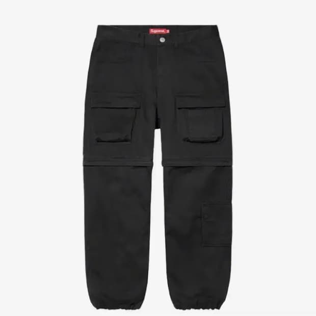 [30] 슈프림 집오프 유틸리티 팬츠 블랙 - 21FW