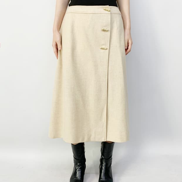 90's ALEXON made in great britain 랩 스커트