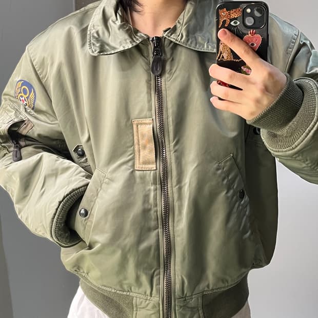 카모랜드 U.S.A.F B-15 플라이트 자켓