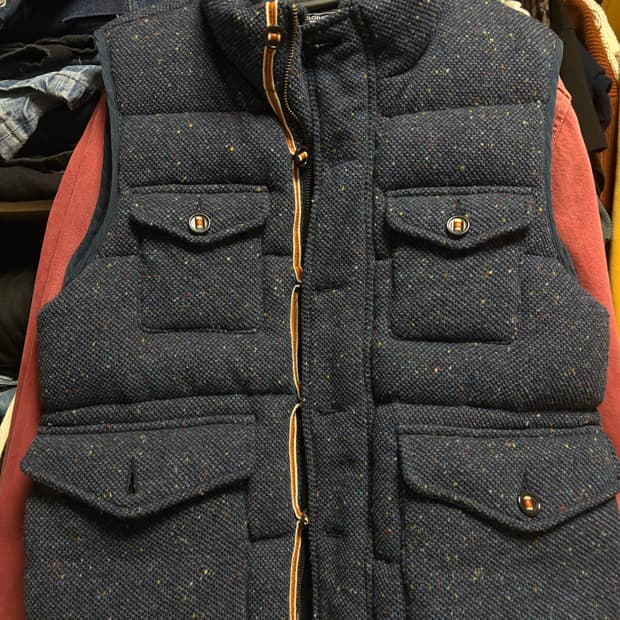 BEAMS 빈티지 패딩 베스트