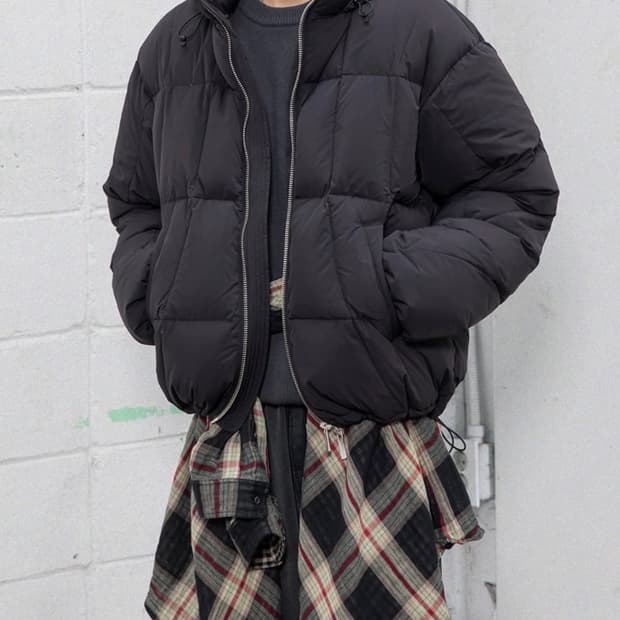 비긴202 헤비 다운 패딩 블랙 사이즈1