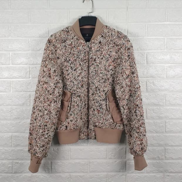 [55]랑방 트위드 블루종 점퍼