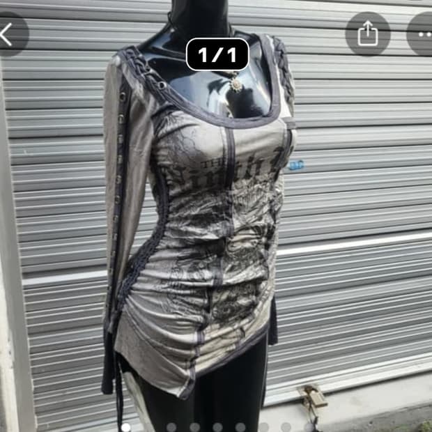 샐비지 00s 그런지펑크 탑