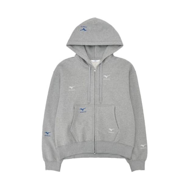 STU 미즈노 후드집업 그레이 M사이즈