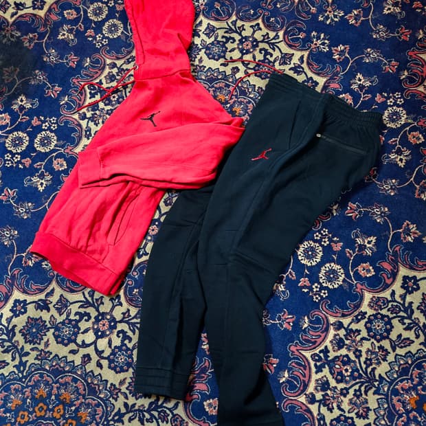 조던(Jodan) 기모 후드 + 기모 트레이닝 셋업 