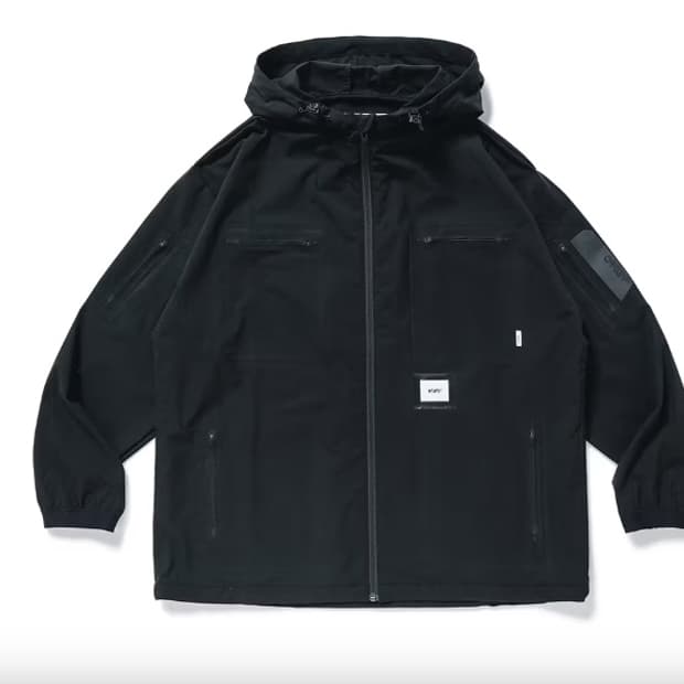 오클리x더블탭스 oakley wtaps 바람막이 블랙 m